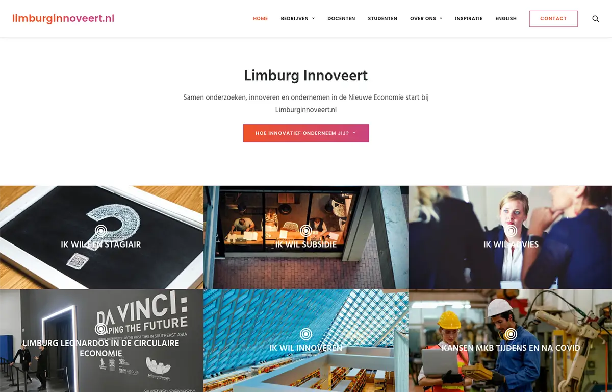 Website Limburg Innoveert